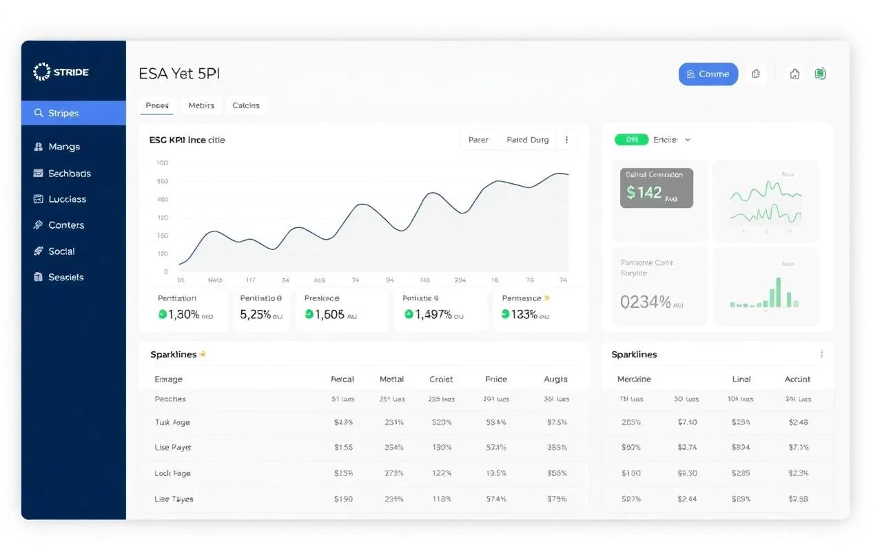 Tela: Indicadores e metas ESG